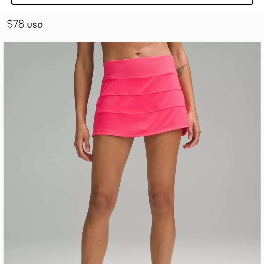 Pace Rival Lululemon tennis skirt